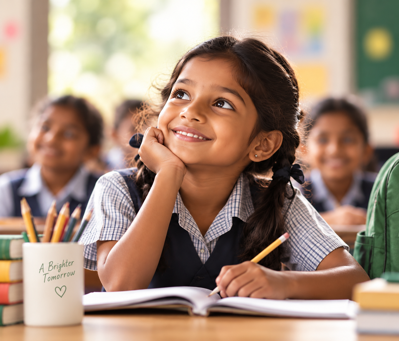 Student learning in classroom