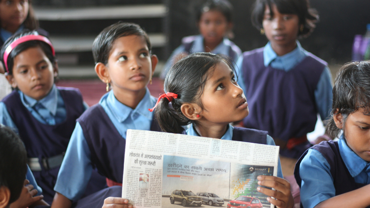 Students representing education and brighter opportunities